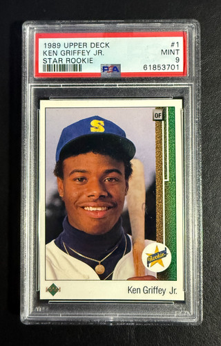 1989 Upper Deck Baseball #   1 - Ken Griffey, Jr. - PSA 9 MINT
