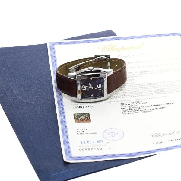 Chopard — Chopard Two O Ten 128464-3006 34mm SS Brown Dial Quartz Date Watch #C12146
