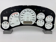 US Speedo White Silverado/Sierra Gauge Face for Clusters 99-02 3500 Diesel