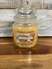 Yankee Candle Good Morning 14.5oz Jar Candle Unburned Hard To Find Scent
