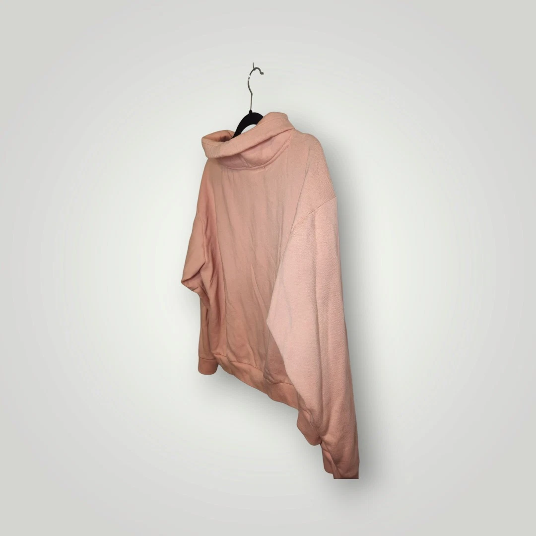 UNDERCOVER Victoria's Secret FELPA PULLOVER ROSA TUTTI I GIORNI LOUNGE COLLO CAPPUCCIO taglia XL