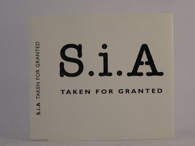 S.I.A TAKEN FOR GRANTED (J99) 4 Track CD Single including Picture Sleeve BOOSEY 