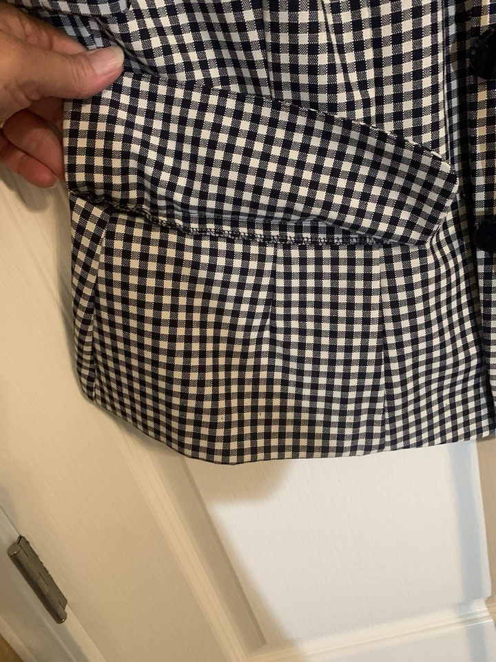 Vintage Women’s Lois Snyder Dani Max Short Sleeve Blazer Shoulder Pads 80s Sz 16 - Image 2 of 4