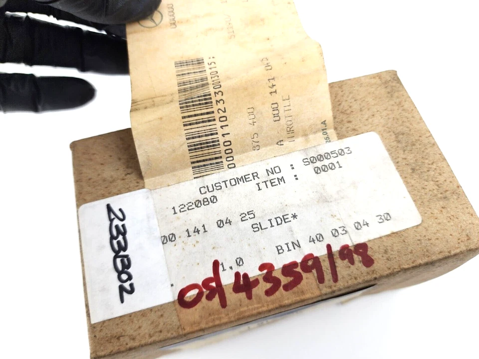 Válvula deslizante de aire Mercedes Benz M110 280SL SLC 280SE 280SEL 280CE 280E nuevo de stock Foto 4 de 4