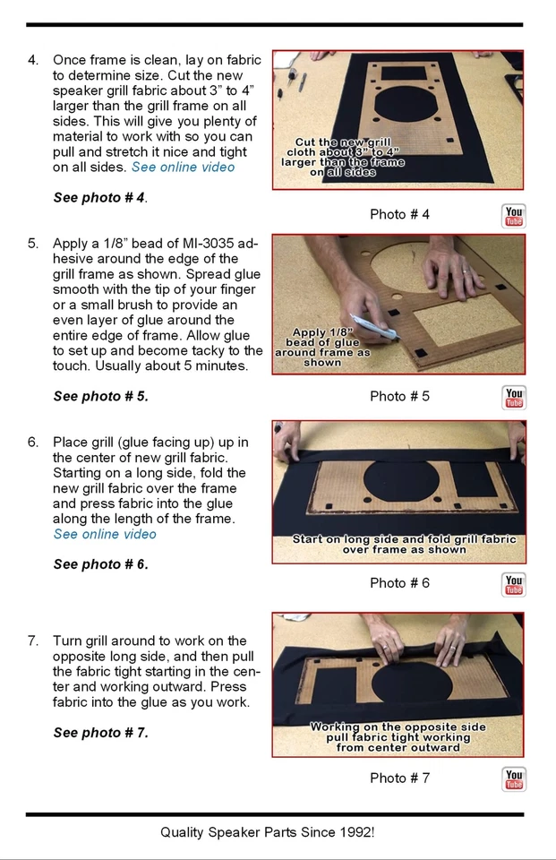 Paño de parrilla de altavoz azul marino estilo vintage JBL 60" X 36", A-575 Foto 4 de 4