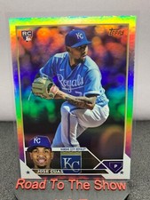 2023 Topps Update JOSE CUAS Royals rc #US246 Rookie Silver Rainbow Foil