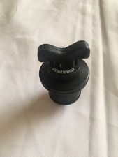 New black DemerBox replacement port plug