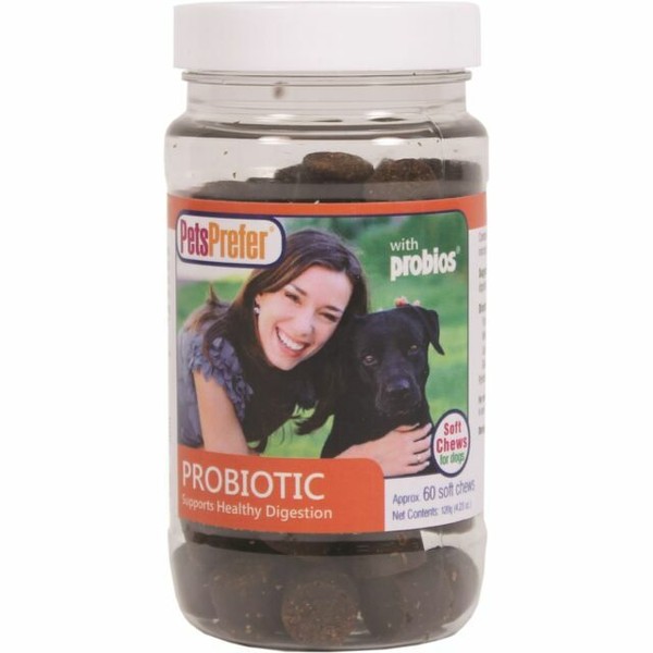 Vets Plus Probios Probiotic Pets Prefer Soft Chews 60 Count