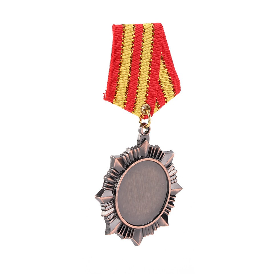 5cm Bronze Medal with Neck Ribbon Award Medals for Marathon Ball Sports