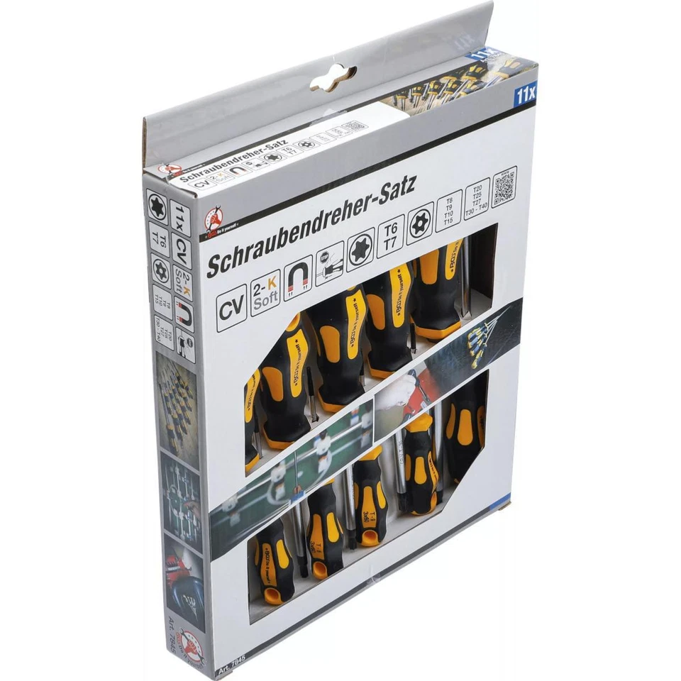 TOURNEVIS TORX PERCES T6-7-8-9-10-15-20-25-27-30-40 BGS - Photo 2/3