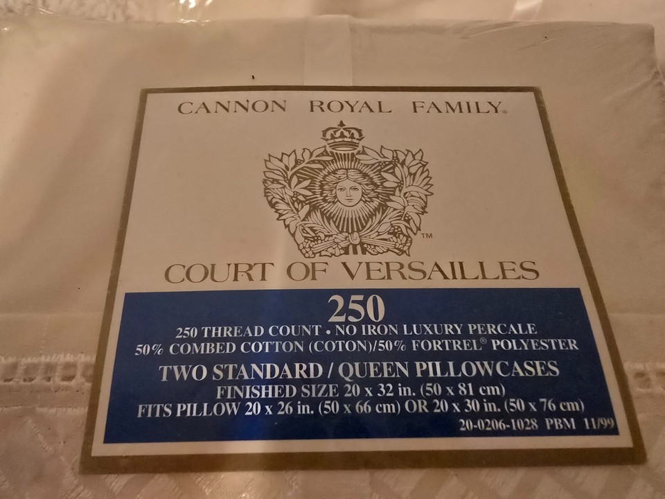 NEW Canon Royal Family Court Of Versailles Queen Pillowcases & sheet