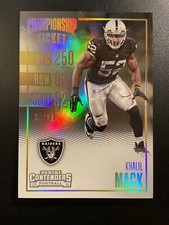 2016 Panini Contenders Championship Ticket Khalil Mack #73 Raiders /99 Football