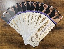 Metallic Temporary Tattoos pack of 12 Body Arm Art
