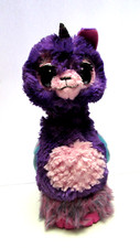 Hatchimals Llamacorn Growing Interactive Purple Llama Spinmaster 19154 WORKS