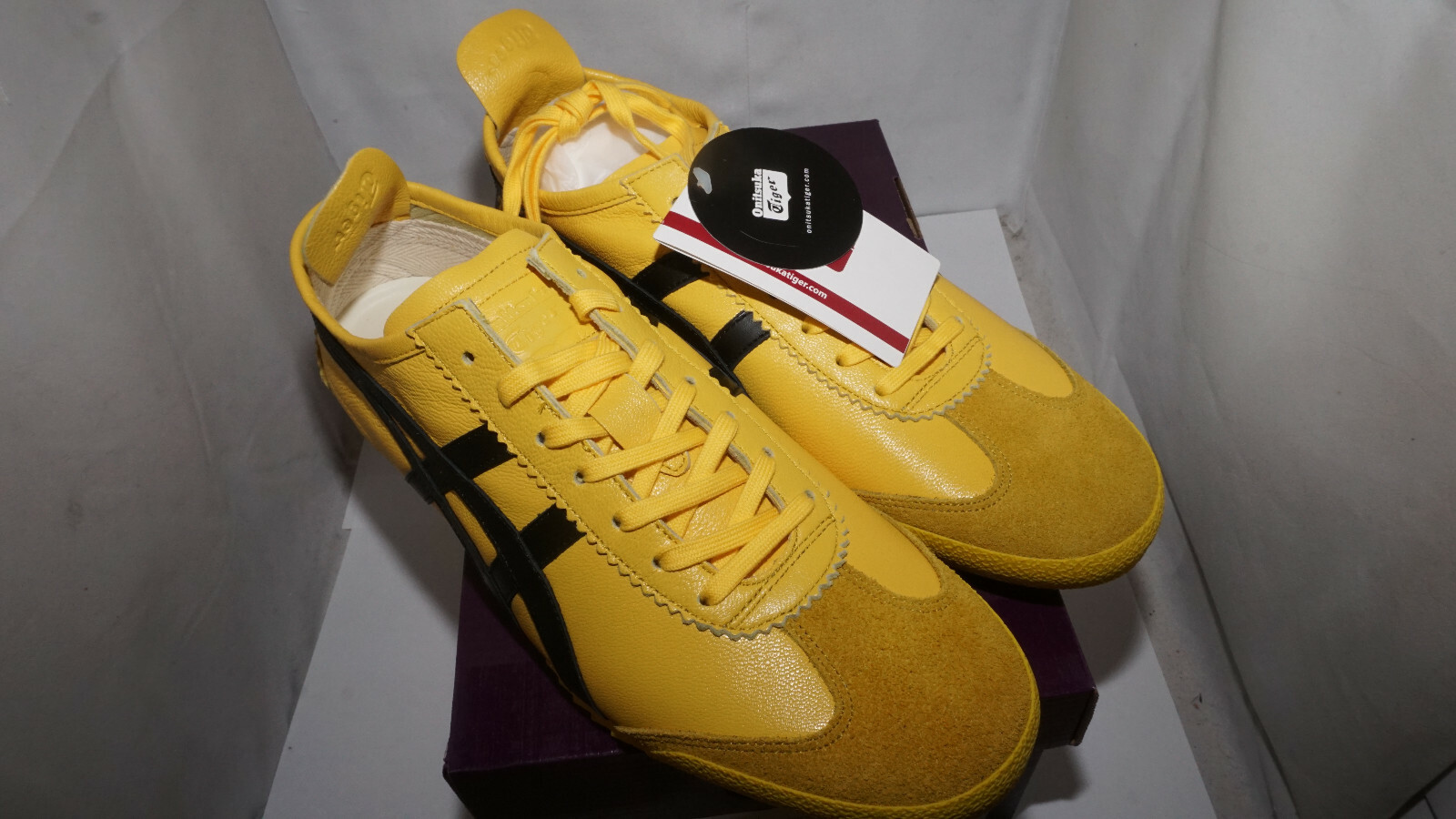 Onitsuka Tiger New Bruce Lee Mexico 66 Deluxe Tai-Chi-Nm Yellow Hand Made  Size 9 191497721872 | eBay