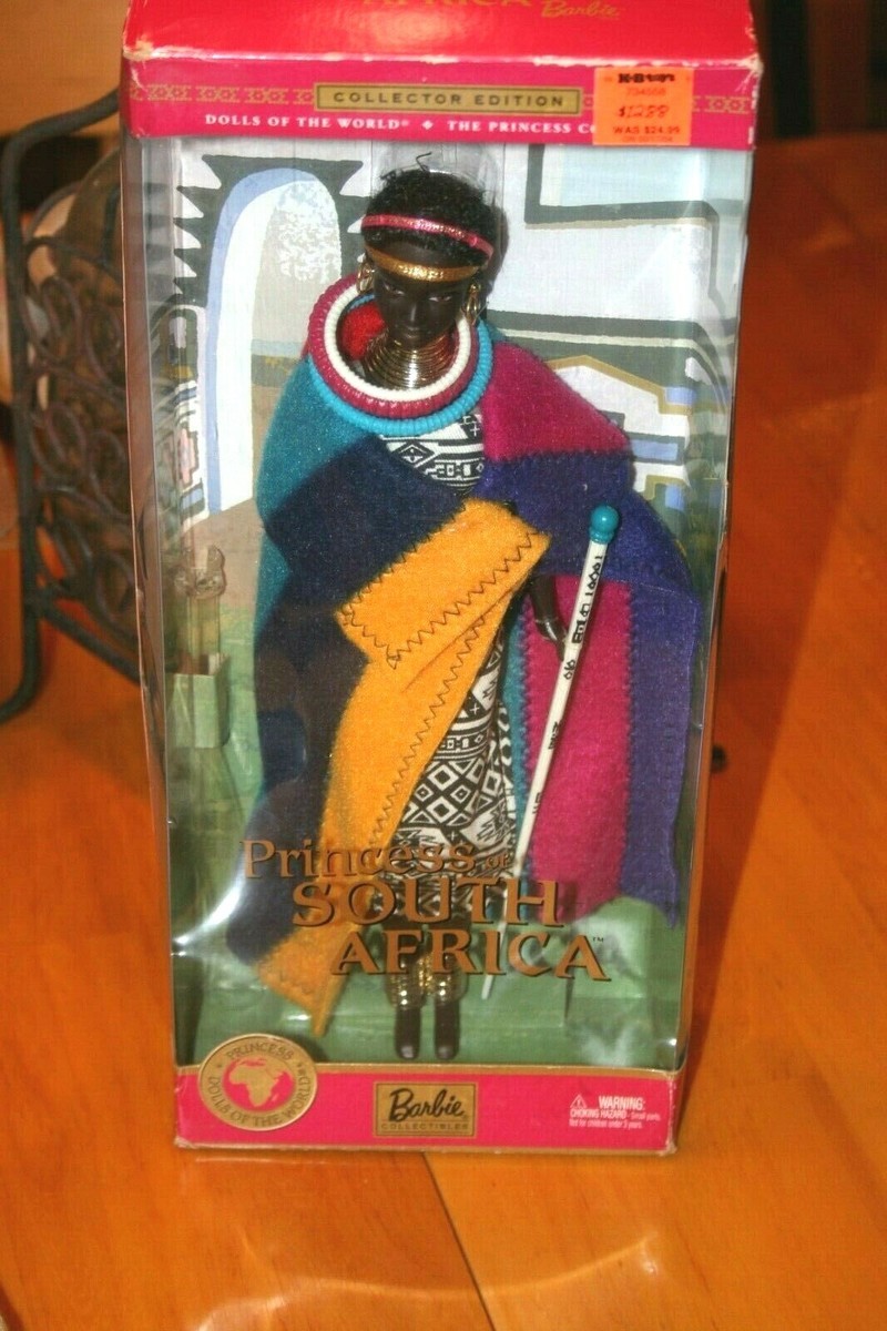 2003 Princess of South Africa Barbie Dolls of the World the