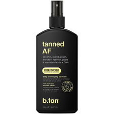 B.TAN Deep Tanning Accelerator Dry Oil Spray 8oz Hydrating Vegan Tan Intensifier