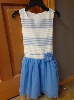 light blue fancy dress