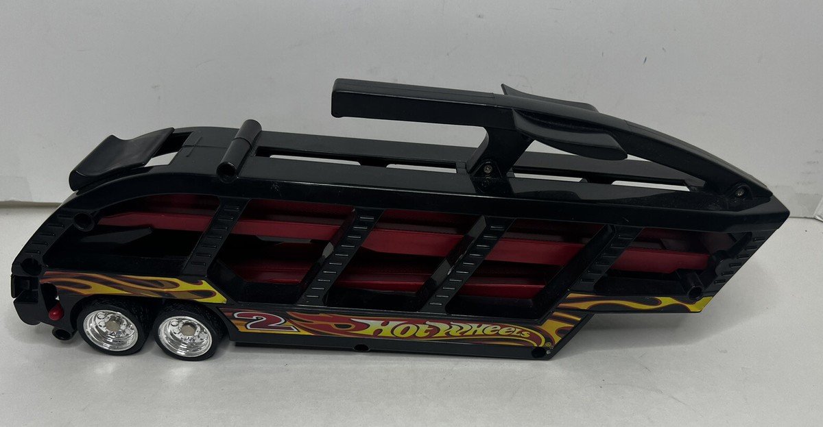 2000 Mattel Hot Wheels Trucking Co. Cargo Carrier Purple & Black