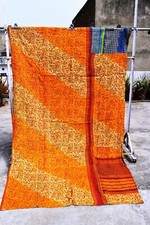 Throw Gypsy Bengali Gudri Ralli Vintage Knatha Quilt Bedding Bed Cover Throw