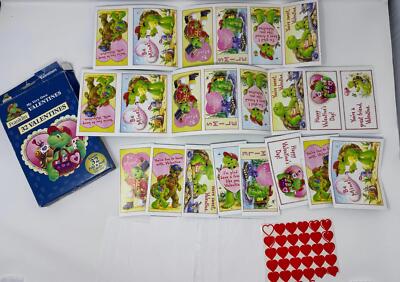 Vintage Nostalgic Franklin Turtle My Very Own Valentines Card Set of 22