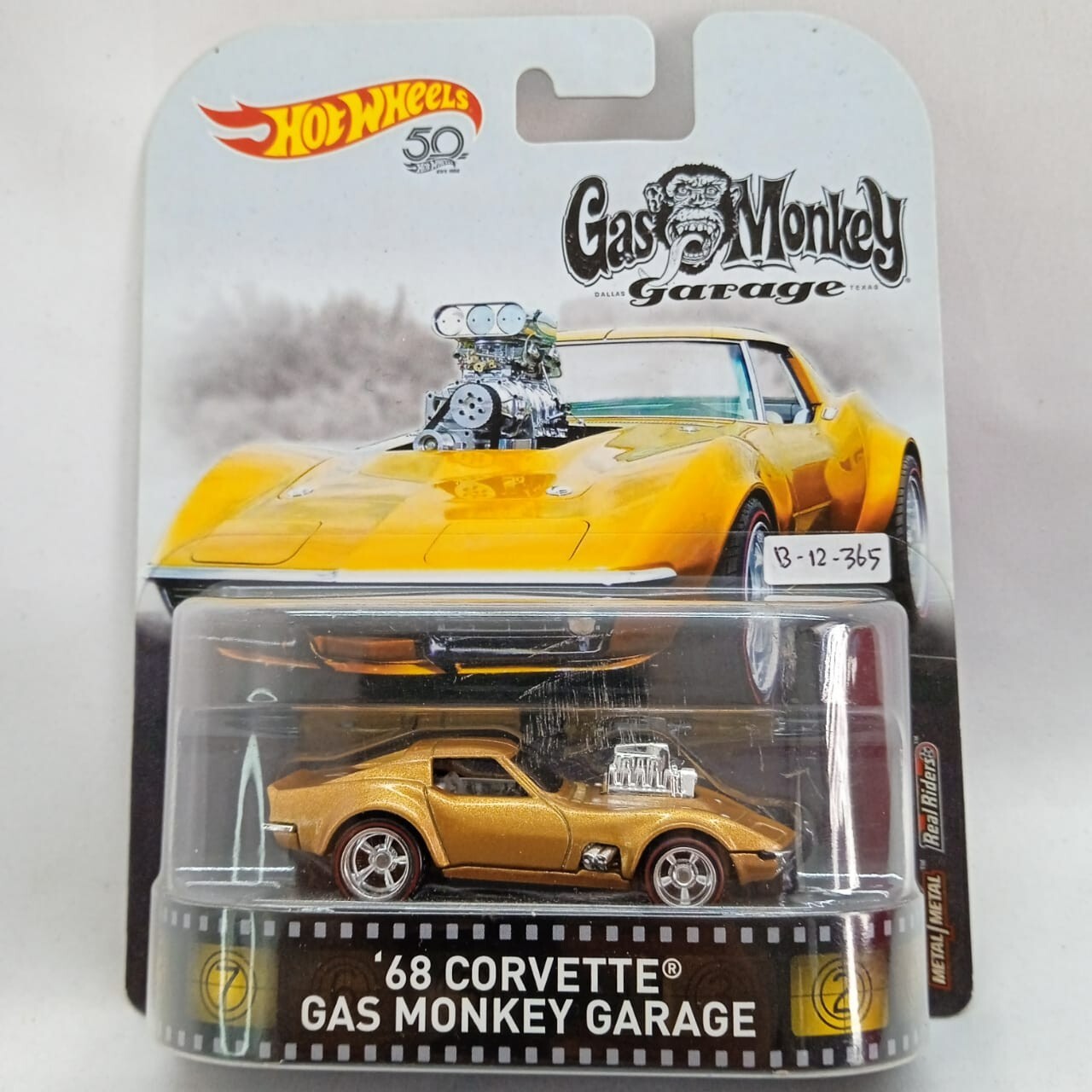 2017 Hot Wheels Premium Gas Monkey Garage '68 Corvette Gas Monkey Garage