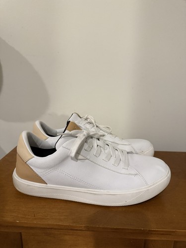 Vessi Soho Sneaker Women’s 9 White Tan Shoes