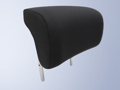 VW Golf Mk7 Light Grey Passenger Left Rear Cloth Headrest 2013 to 