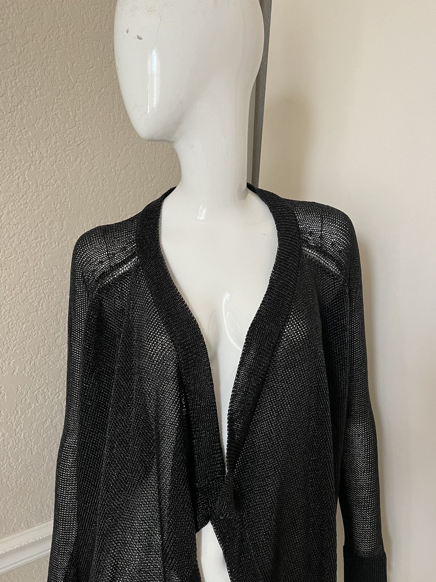 トップス andmary sheer ribbon cardigan black ANDMARY Sheer ribbon cardiganアンドマリー ブラック
