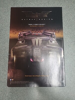 Batman Begins Batmobile Action Figure Print Ad 2005 7x10 Great To Frame 