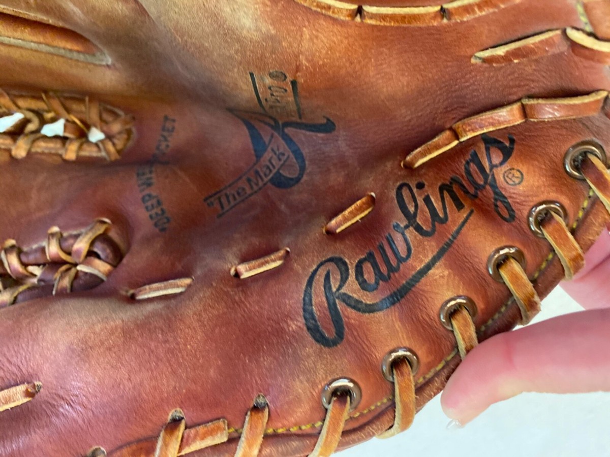 Vintage Rawlings Baseball Glove Mit SG58 The Trap-eze Mark Vintage Rawlings Baseball Glove Mit SG58 The Trap-eze Mark