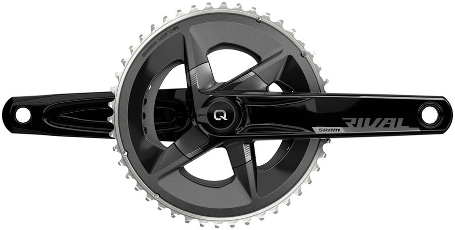 Коленчатый вал SRAM Rival AXS с измерителем мощности Quarq, 172,5 мм, 12 скоростей, поворот 48/35 т