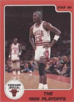マイケルジョーダン 絵皿 1986 Playoffs Michael Jordan 1986 Star Michael Jordan Set #8 The 1986
