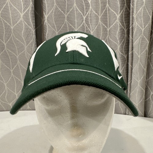 Cappello berretto Nike Team Michigan State Spartans verde bianco anello con gancio - Foto 2 di 13