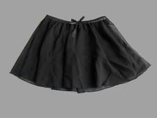 NEW Size L 10/12 Cat and Jack Dance Skirt Black Sheer To Wear Over Their Leotard