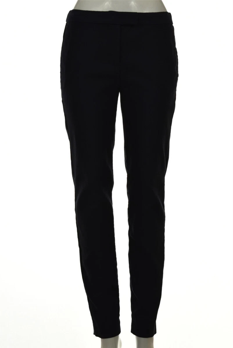 J Crew Womens Pants Size 2 Navy Blue Skinny Dress Slacks Cotton