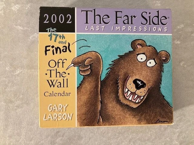 The Far Side 2002 Daily Calendar 17th & Final Off the Wall Last Impressions  | eBay