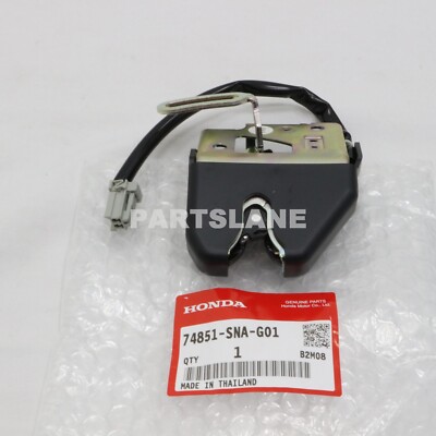 siotaro74  74851-SNA-G01 Honda OEM Genuine LOCK,TRUNK(MANUAL 74851SNAG01 | eBay