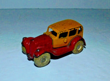 NICE VINTAGE 3 1/2" LONG HUBLEY CAST IRON TAKE A PART SEDAN