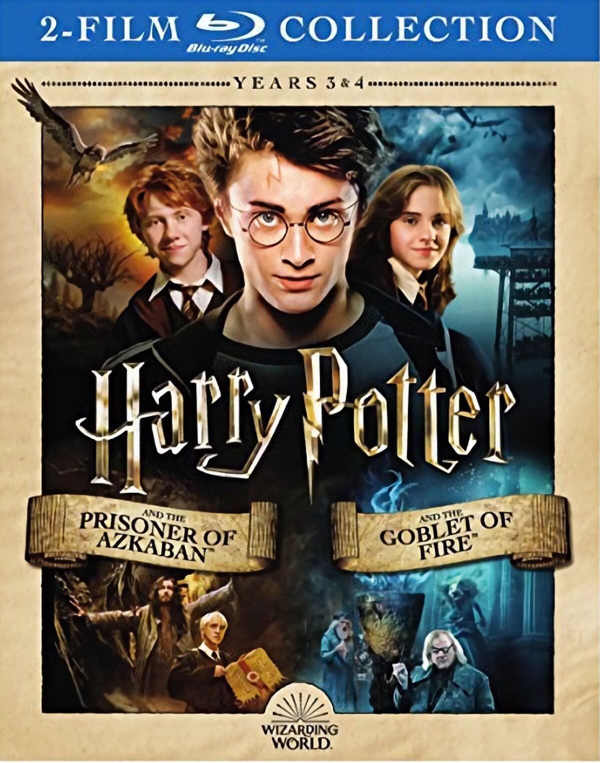Harry Potter Prisoner of Azkaban and Goblet of Fire Blu-ray Brand New  