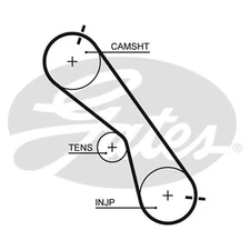 Gates Powergrip Timing Belt Kit K025560XS - High Quality Part For Toyota