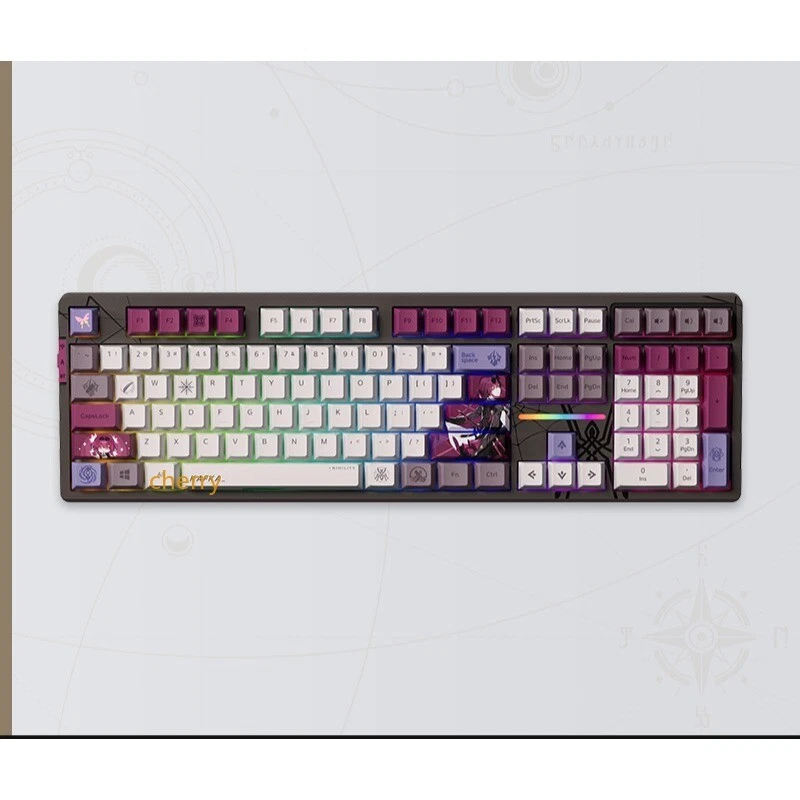 MiHoYo Kafka Backlit Mechanical Keyboard Bluetooth 87 108 Key Game Peripheral - Image 2 of 4