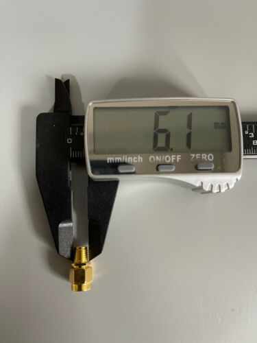 1 conector adaptador hembra enchufe macho SMA a RP-SMA x1- vendedor del Reino Unido - Imagen 3 de 4