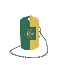 Dog Tag Flag Wildermieming Tyrol Dog Tag Aluminium 30 x 50mm