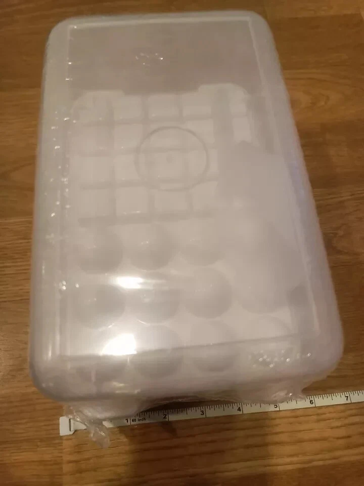 Juego de bandejas para cubitos de hielo, moldes redondos y cuadrados con cubo de almacenamiento y cuchara, 11x7 pulgadas, paquete de 2 Foto 3 de 3