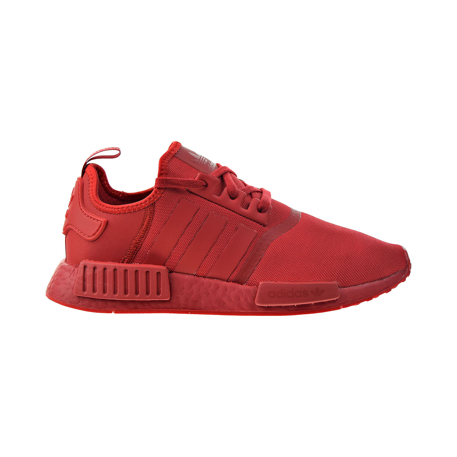 Мужская обувь Adidas NMD R1 красно-алого цвета FV9017