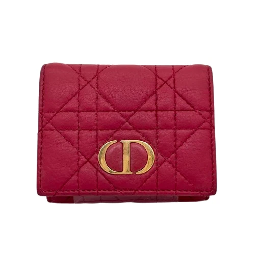 Portefeuille Christian Dior Caro Cannage Montaigne triple du Japon
