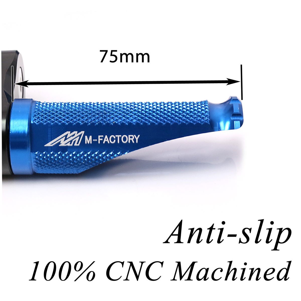 BLUE Shinobi 25mm Extend Front Foot Pegs For Kawasaki ZX-6R