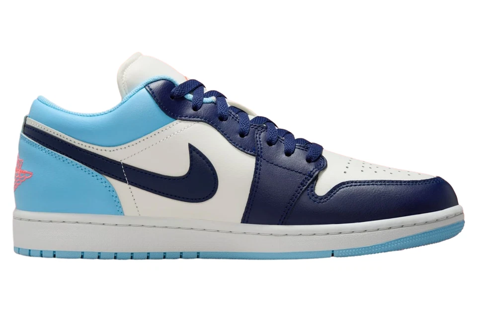 Nike Air Jordan 1 Low Sail azul frío 553558-149 para hombre talla nuevas Foto 2 de 4