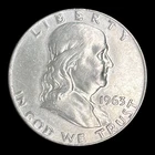 1963 Proof Franklin Silver Dollar